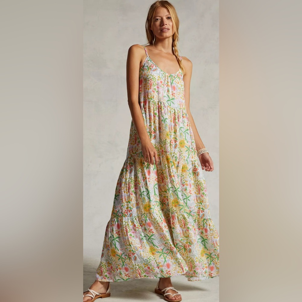 Roller Rabbit Dakota Linen Maxi Dress